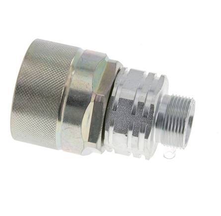 Steel DN 20 Hydraulic Coupling Plug 16 mm S Compression Ring ISO 14541/8434-1 D M42 x 2