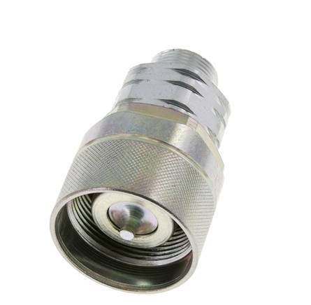 Steel DN 20 Hydraulic Coupling Plug 16 mm S Compression Ring ISO 14541/8434-1 D M42 x 2