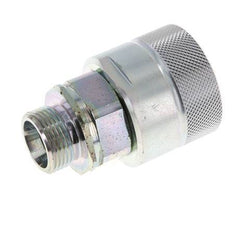 Steel DN 25 Hydraulic Coupling Plug 20 mm S Compression Ring ISO 8434-1 D M48 x 3