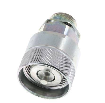Steel DN 25 Hydraulic Coupling Plug 20 mm S Compression Ring ISO 8434-1 D M48 x 3