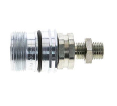 Steel DN 12.5 Hydraulic Coupling Socket 10 mm L Compression Ring Bulkhead ISO 14541/8434-1 D M36 x 2