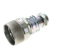 Steel DN 20 Hydraulic Coupling Plug 14 mm S Compression Ring Bulkhead ISO 14541/8434-1 D M42 x 2