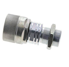 Steel DN 20 Hydraulic Coupling Plug 20 mm S Compression Ring Bulkhead ISO 14541/8434-1 D M42 x 2