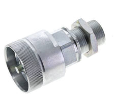 Steel DN 25 Hydraulic Coupling Plug 20 mm S Compression Ring Bulkhead ISO 8434-1 D M48 x 3