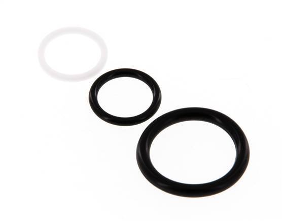 PTFE/NBR Seals Set for ISO 14541 Hydraulic Coupling (M 24 x 2 and 35 mm) [2 Pieces]