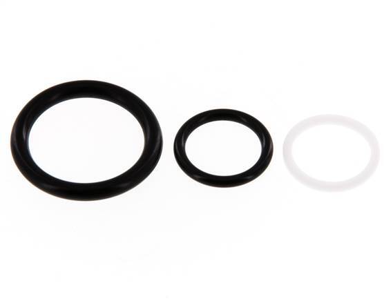 PTFE/NBR Seals Set for ISO 14541 Hydraulic Coupling (M 24 x 2 and 35 mm) [2 Pieces]