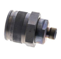 Steel Hydraulic Coupling Plug 10 mm L Cutting Ring ISO 14540/8434-1 D M32 x 3