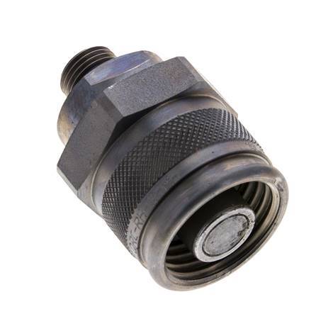 Steel Hydraulic Coupling Plug 10 mm L Cutting Ring ISO 14540/8434-1 D M32 x 3