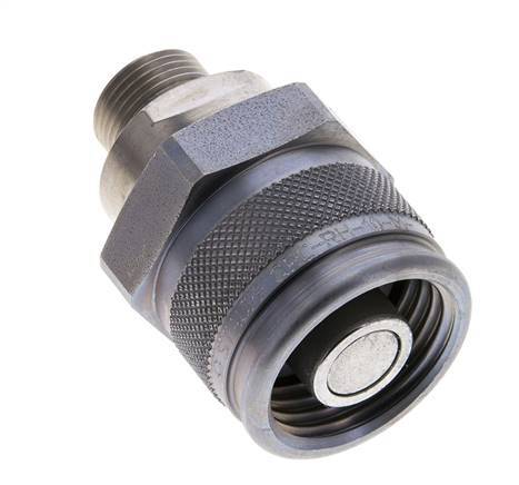 Steel Hydraulic Coupling Plug 12 mm S Cutting Ring ISO 14540/8434-1 D M32 x 3