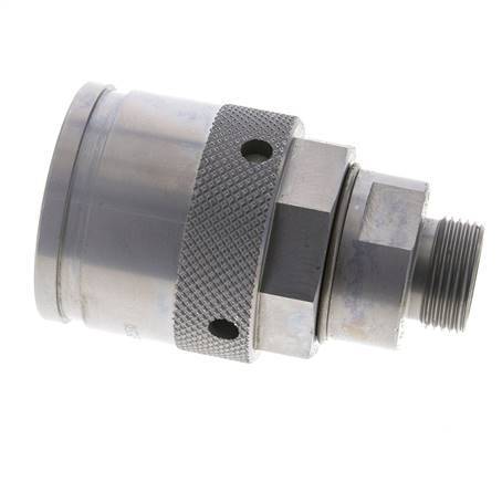 Steel Hydraulic Coupling Plug 20 mm S Cutting Ring ISO 14540/8434-1 D M54 x 4