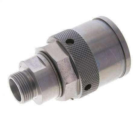 Steel Hydraulic Coupling Plug 20 mm S Cutting Ring ISO 14540/8434-1 D M54 x 4