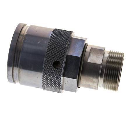 Steel Hydraulic Coupling Plug 30 mm S Cutting Ring ISO 14540/8434-1 D M54 x 4