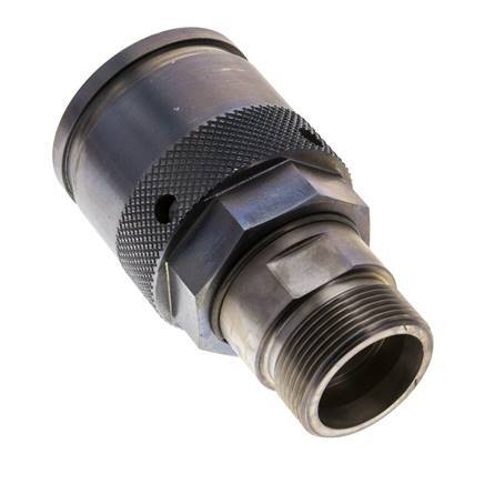 Steel Hydraulic Coupling Plug 30 mm S Cutting Ring ISO 14540/8434-1 D M54 x 4