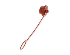 M 36 x 3 Plastic Dust Protection Cap For Coupling plug with Chain