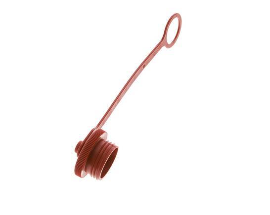 M 36 x 3 Plastic Dust Protection Cap For Coupling plug with Chain