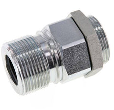 Steel EDBRO Screw Couplings G 3/4 inch Female Threads Fixed Half D 44.5 mm