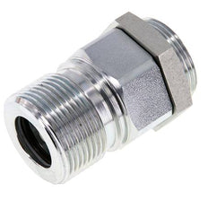 Steel EDBRO Screw Couplings G 3/4 inch Female Threads Fixed Half D 44.5 mm
