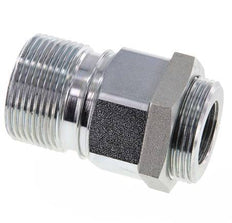 Steel EDBRO Screw Couplings G 3/4 inch Female Threads Fixed Half D 44.5 mm