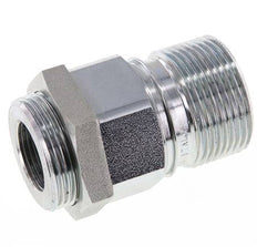 Steel EDBRO Screw Couplings G 3/4 inch Female Threads Fixed Half D 44.5 mm