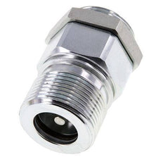 Steel EDBRO Screw Couplings G 3/4 inch Female Threads Fixed Half D 44.5 mm