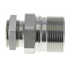 Steel EDBRO Screw Couplings G 1 inch Female Threads Fixed Half D 54 mm