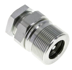 Steel EDBRO Screw Couplings G 1 inch Female Threads Fixed Half D 54 mm