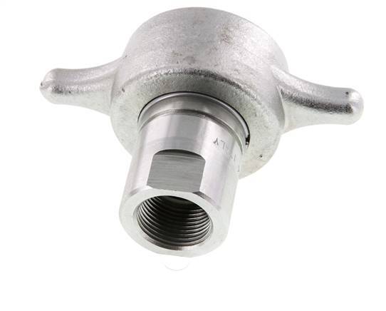 Steel EDBRO Screw Couplings G 3/4 inch Female Threads Loose Half D 44.5 mm