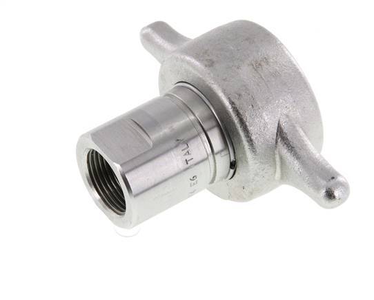 Steel EDBRO Screw Couplings G 3/4 inch Female Threads Loose Half D 44.5 mm