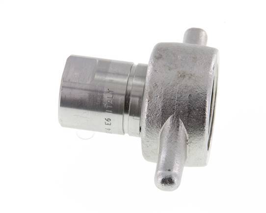 Steel EDBRO Screw Couplings G 3/4 inch Female Threads Loose Half D 44.5 mm