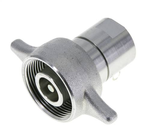 Steel EDBRO Screw Couplings G 1 inch Female Threads Loose Half D 54 mm
