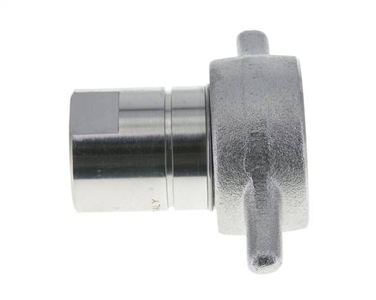 Steel EDBRO Screw Couplings G 1 inch Female Threads Loose Half D 54 mm