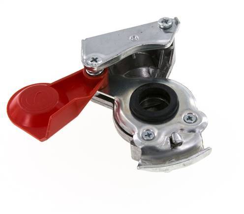 Supply Red Aluminum Gladhand Coupling M22x1.5 Female Threads DIN 74342