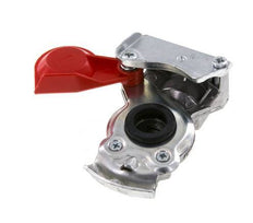 Supply Red Aluminum Gladhand Coupling M22x1.5 Female Threads DIN 74342