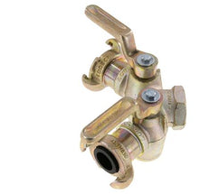 G 3/4'' Double Throttle Valve Claw Coupling DIN 3487 Cast Iron