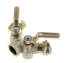 G 1'' Double Throttle Valve Claw Coupling DIN 3487 Cast Iron