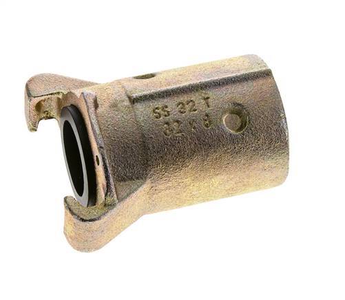 Sandblast Coupling 32x48 mm Hose Connection Malleable Cast Iron Coupling Length 136 mm