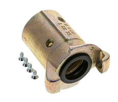 Sandblast Coupling 32x48 mm Hose Connection Malleable Cast Iron Coupling Length 136 mm