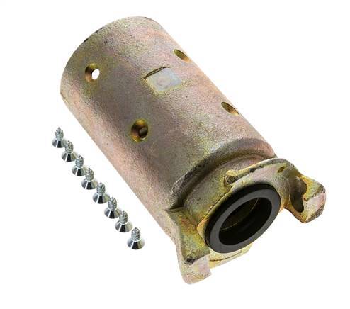 Sandblast Coupling 42x60 mm Hose Connection Malleable Cast Iron Coupling Length 137 mm