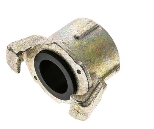 Sandblast Coupling 1 1/4'' Female Threads Malleable Cast Iron Coupling Length 62 mm