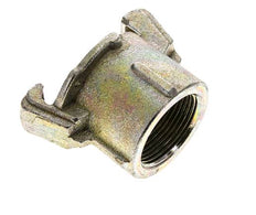 Sandblast Coupling 1 1/4'' Female Threads Malleable Cast Iron Coupling Length 62 mm