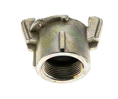 Sandblast Coupling 1 1/4'' Female Threads Malleable Cast Iron Coupling Length 62 mm