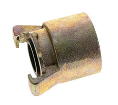 Sandblast Coupling 2'' Female Threads Malleable Cast Iron Coupling Length 79 mm