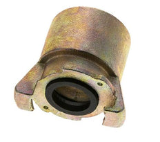 Sandblast Coupling 2'' Female Threads Malleable Cast Iron Coupling Length 79 mm