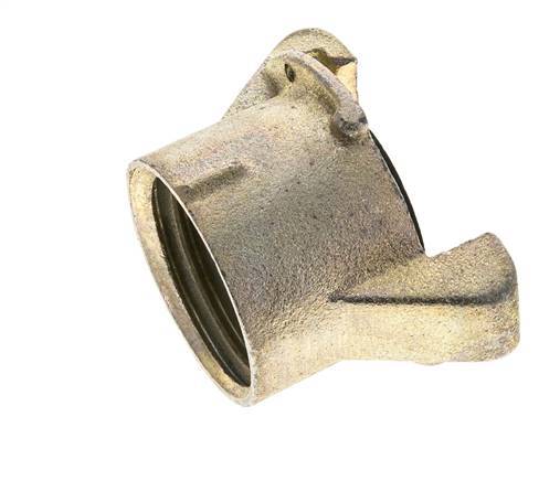 Sandblast Coupling 50 mm Female Threads Malleable Cast Iron Coupling Length 55 mm