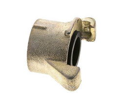 Sandblast Coupling 50 mm Female Threads Malleable Cast Iron Coupling Length 55 mm