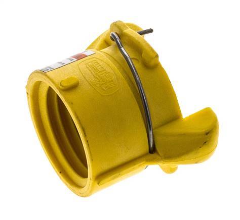 Sandblast Coupling 50 mm Female Threads Nylon Coupling Length 63 mm