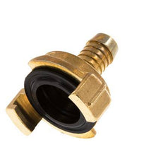 13 mm (1/2'') Hose Barb GEKA Garden Hose Brass Coupling [2 Pieces]