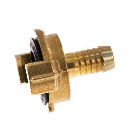 13 mm (1/2'') Hose Barb GEKA Garden Hose Brass Coupling [2 Pieces]