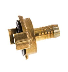 13 mm (1/2'') Hose Barb GEKA Garden Hose Brass Coupling [2 Pieces]