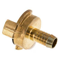 13 mm (1/2'') Hose Barb GEKA Garden Hose Brass Coupling [2 Pieces]
